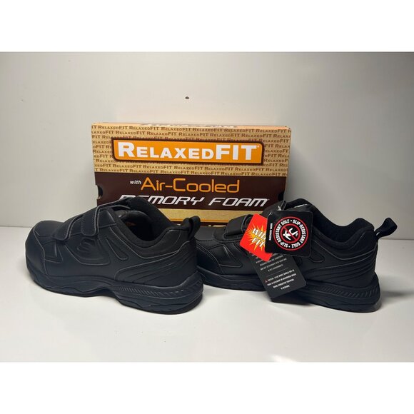 Skechers Men Sz 10 XWide Velcro Slip-Resist Electrical Hazard Shoes Memory Foam - Picture 3 of 15